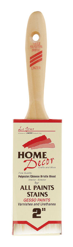 LINZER  FLAT  HOME DECOR  PAINT BRUSH  POLYESTER  2 IN.