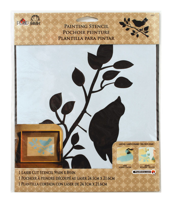 FOLKART PLANTILLA AVES RAMAS 9.5 PUL30601