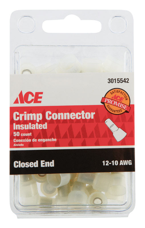 ACE CONECTOR DE CAPUCHON CERRADO 50 PZS 12 - 10 AWG 3015542