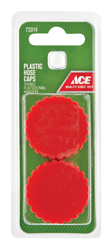 ACE  PLASTIC  THREADED  MALE  HOSE END CAPS