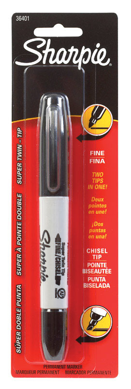 SHARPIE MARCADORE PUNTA DOBLE COLOR NEGRO 36401