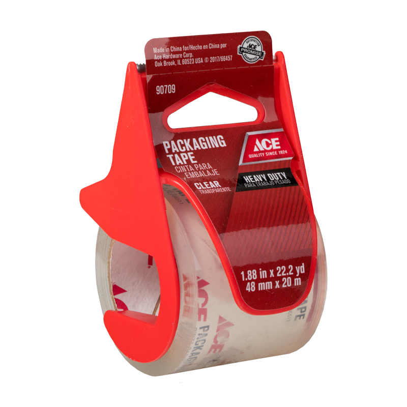 ACE 1.88 IN. W X 22.2 YD. L PACKAGING TAPE CLEAR