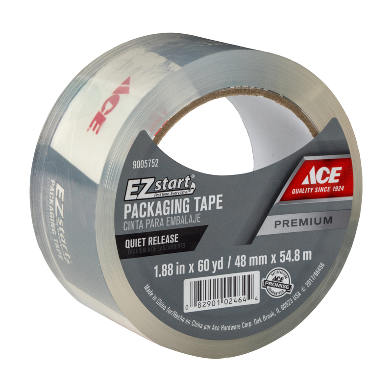 ACE EZ-START CINTA PARA EMBALAJE TRANSPARENTE 1.88 IN X 60 YD631811