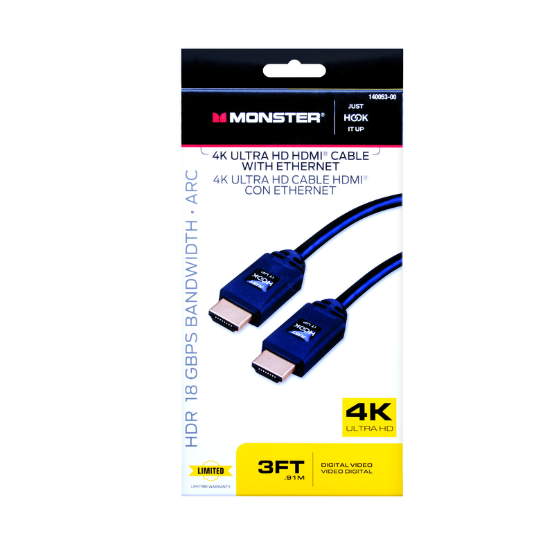 CABLE HDMI CL3 3FT BLACK