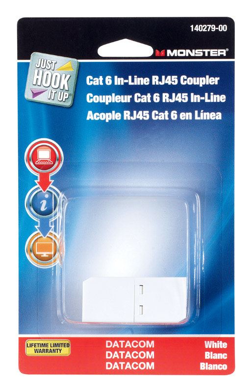 MONSTER ACOPLADOR RJ45 CAT6 EN LINEA  140279-00