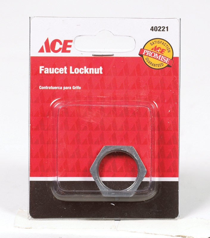 ACE  DIECAST ZINC  FAUCET LOCKNUT  1/2 IN. FOR UNIVERSAL